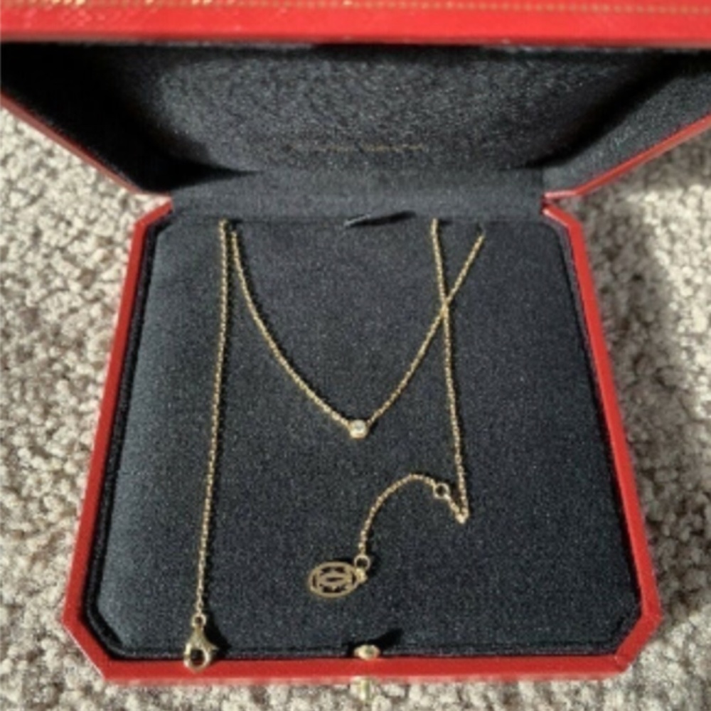 Cartier Diamants Légers Necklace  18K Yellow Gold SM/Small
